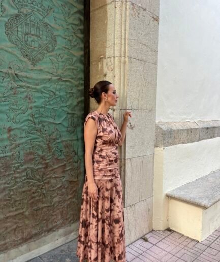 Fiesta | Vestido Tierra - lateral | Tu Estilo en Rosa
