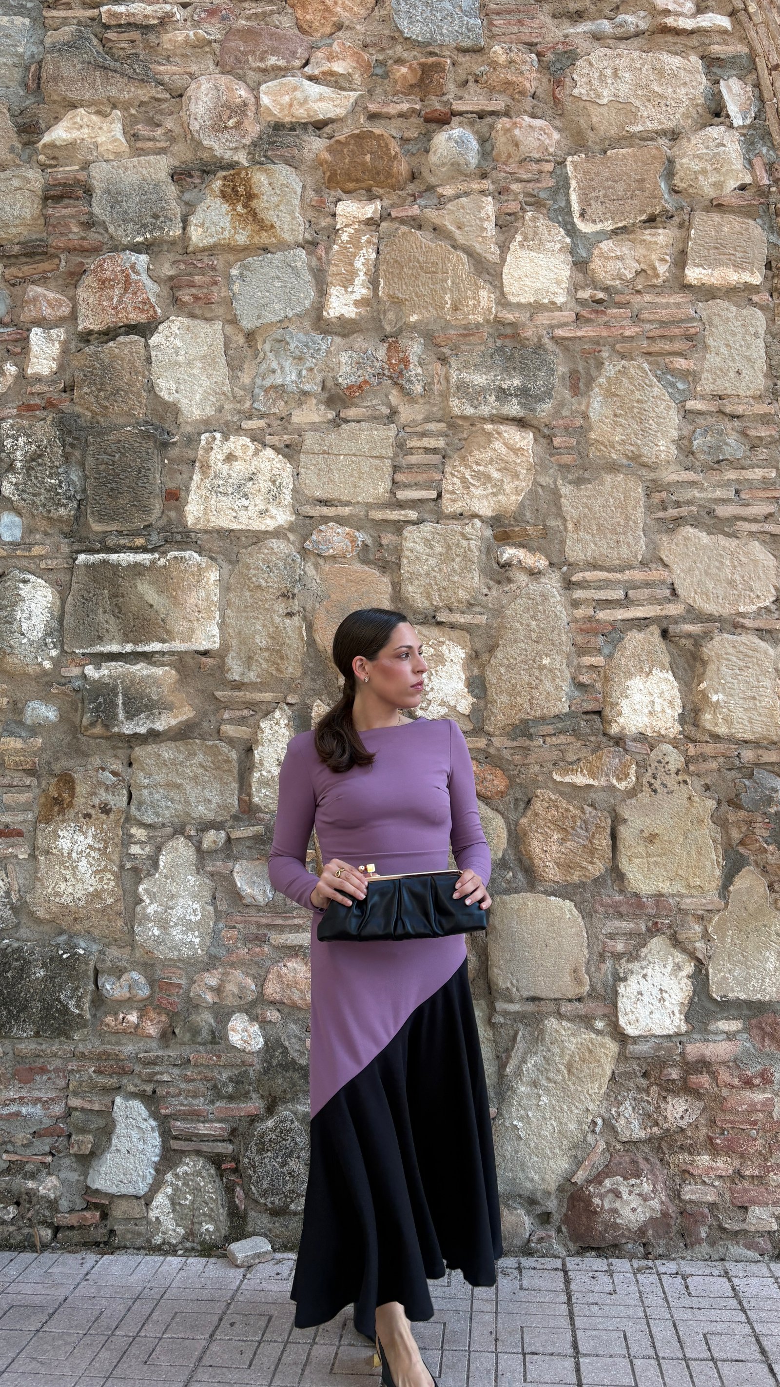 Vestido Carolina - lateral lejana Fiesta | Vestido Carolina - lateral lejana | Tu Estilo en Rosa
