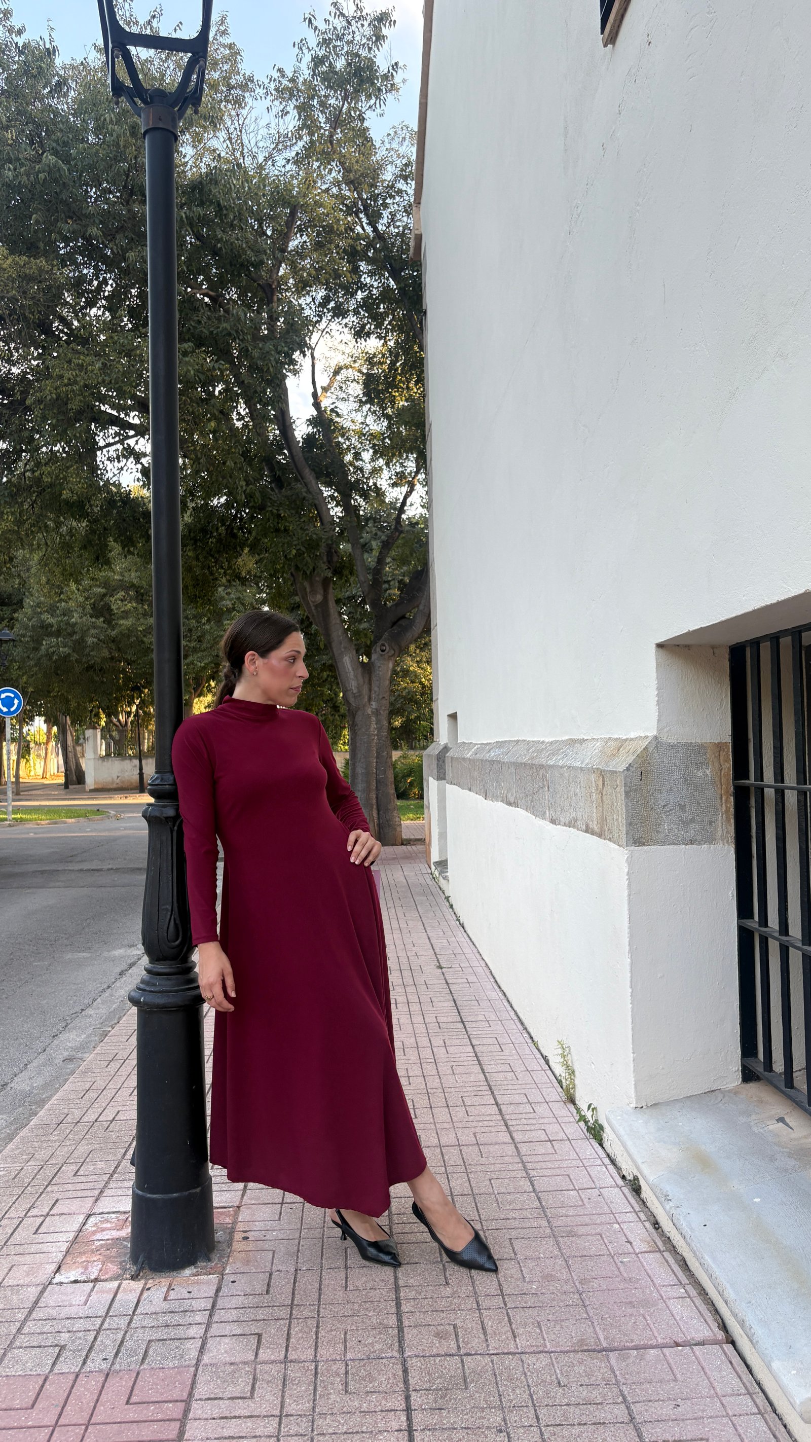 Vestido Mireya - lateral derecha Fiesta | Vestido Mireya - lateral derecha | Tu Estilo en Rosa