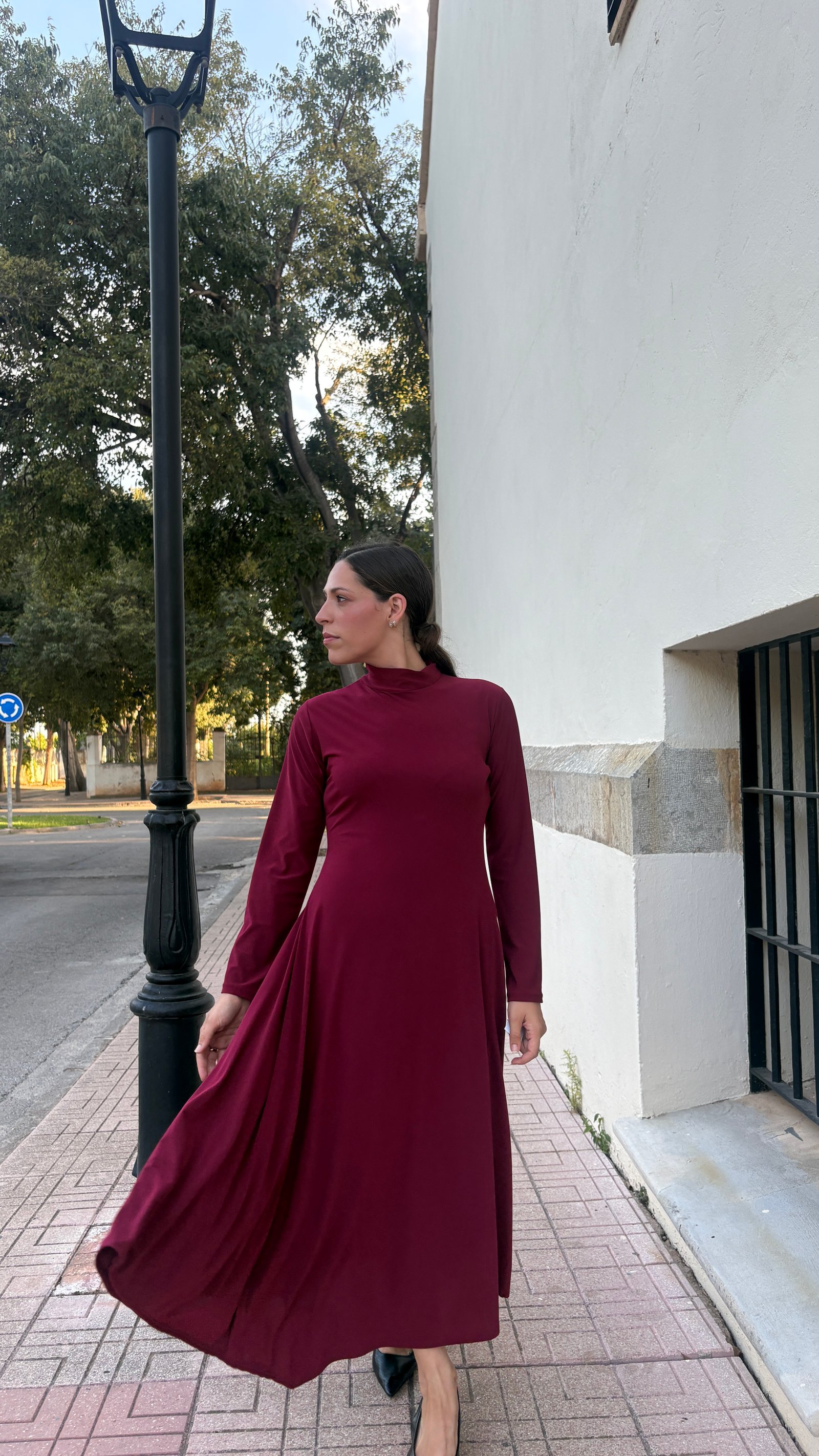 Vestido Mireya - lateral izquierda Fiesta | Vestido Mireya - lateral izquierda | Tu Estilo en Rosa