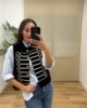 Camisas | Chaleco Gala-marino-tercipelo | Tu Estilo en Rosa