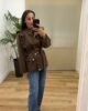 Chaqueta Pilar-frontal- marron Camisas | Chaqueta Pilar-frontal- marron | Tu Estilo en Rosa