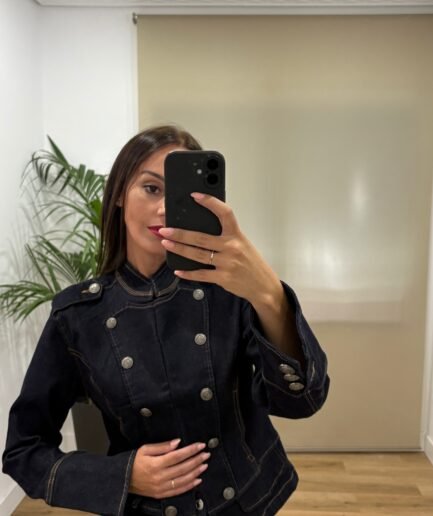Camisas | Chaqueta Andrea-vaquera-marino | Tu Estilo en Rosa