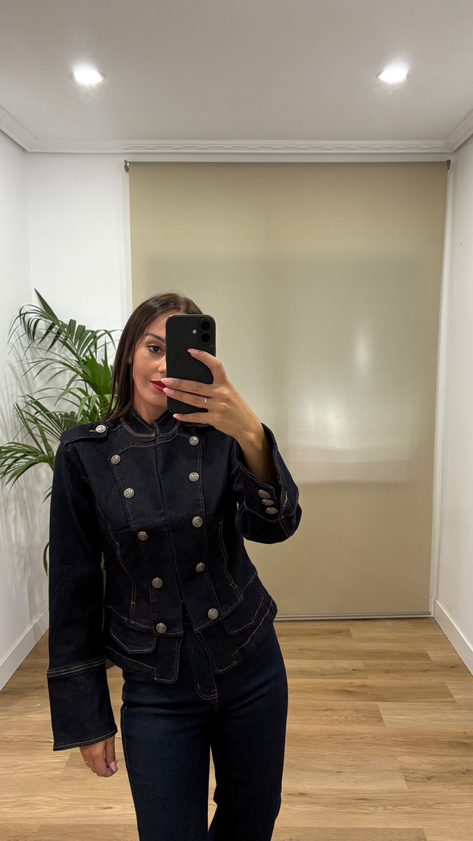 Chaqueta Andrea-vaquera- oscuro-militar Camisas | Chaqueta Andrea-vaquera- oscuro-militar | Tu Estilo en Rosa