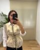 Camisas | Chaleco Marisol-beige-bordado | Tu Estilo en Rosa