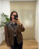 Camisas | Chaqueta Silvia-bomber-ante | Tu Estilo en Rosa