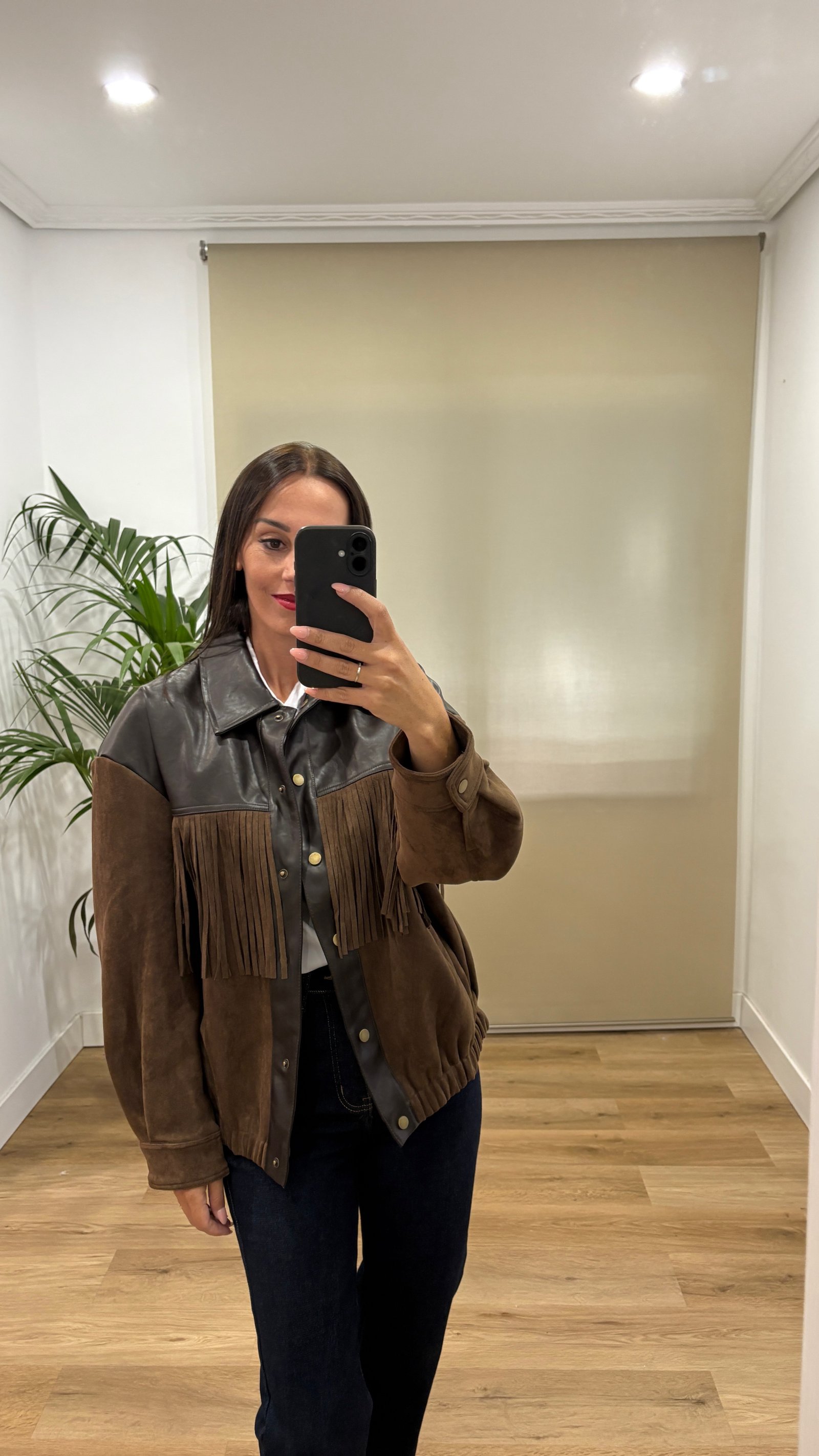 Camisas | Chaqueta Silvia-bomber-ante | Tu Estilo en Rosa