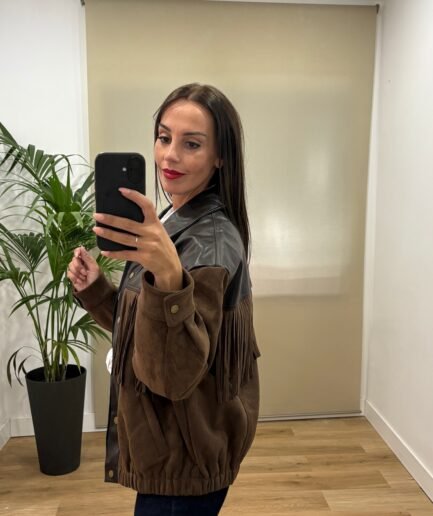 Camisas | Chaqueta Silvia-lateral | Tu Estilo en Rosa