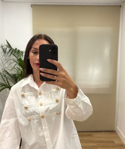 Camisas | Camisa Candela - frontal cerca | Tu Estilo en Rosa