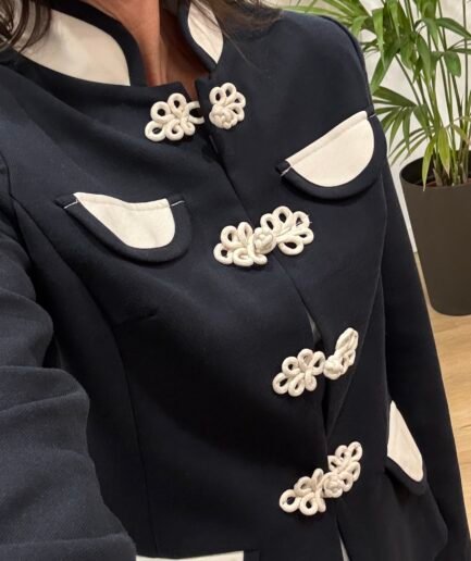 Casual | Chaqueta Rocio-marino-alamares | Tu Estilo en Rosa