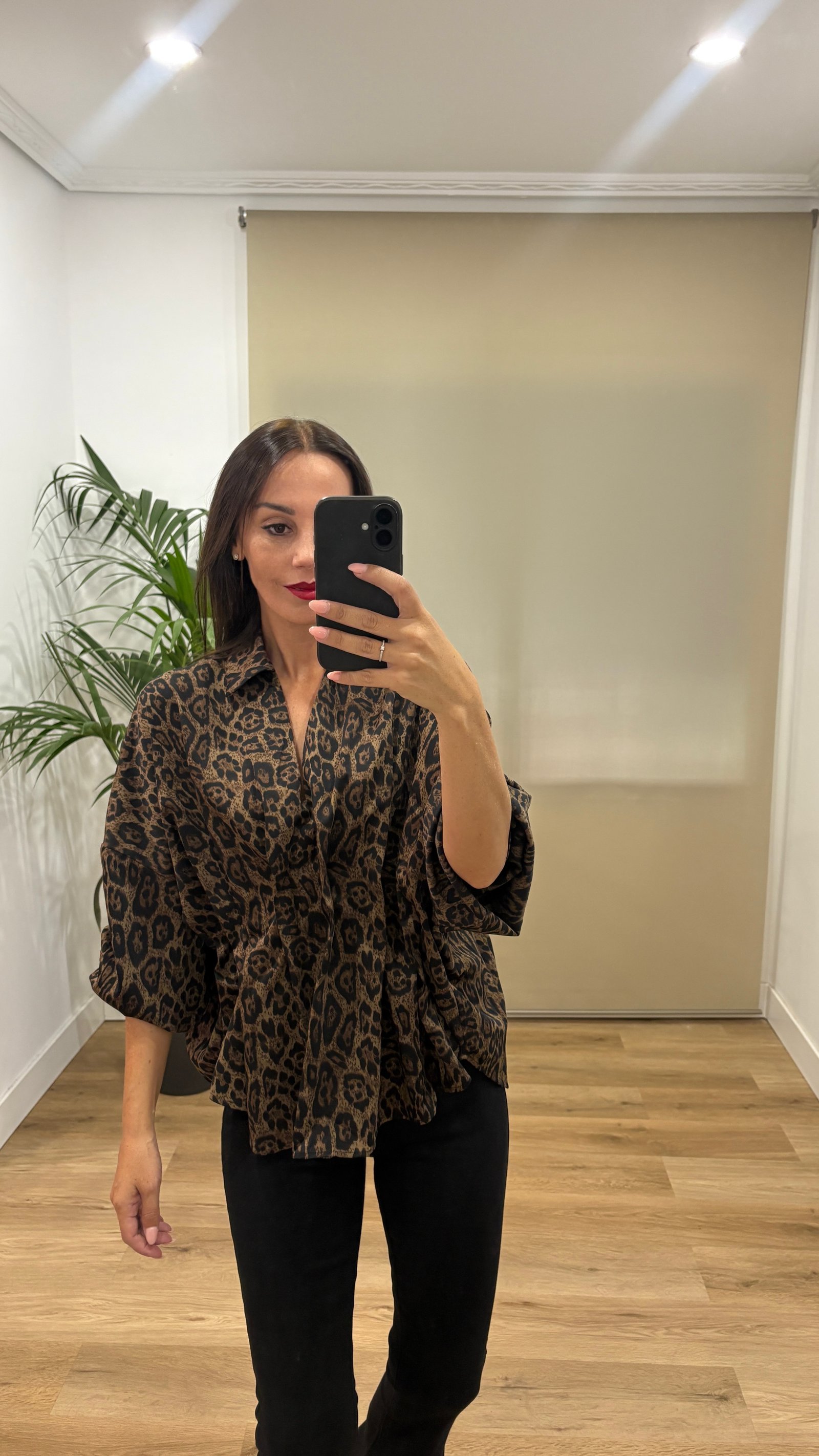 Camisa Leopardo- fruncida IMG_7657 | Tu Estilo en Rosa