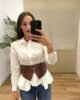 Camisa Irene- frontal-volante Camisas | Camisa Irene- frontal-volante | Tu Estilo en Rosa