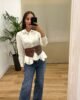 Camisa Irene- volante-blanca Camisas | Camisa Irene- volante-blanca | Tu Estilo en Rosa