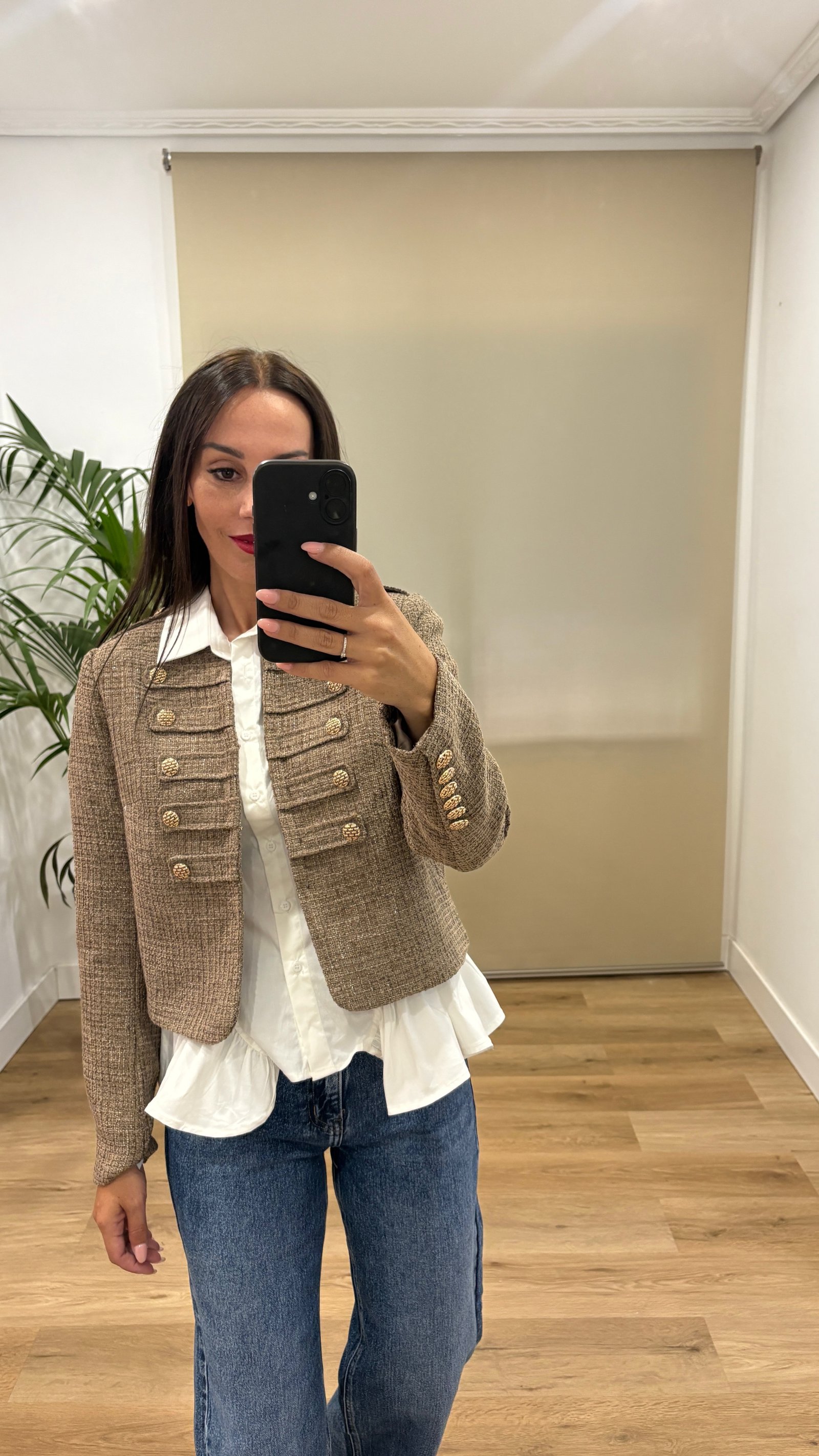 Chaqueta Belen-beige-corta Casual | Chaqueta Belen-beige-corta | Tu Estilo en Rosa