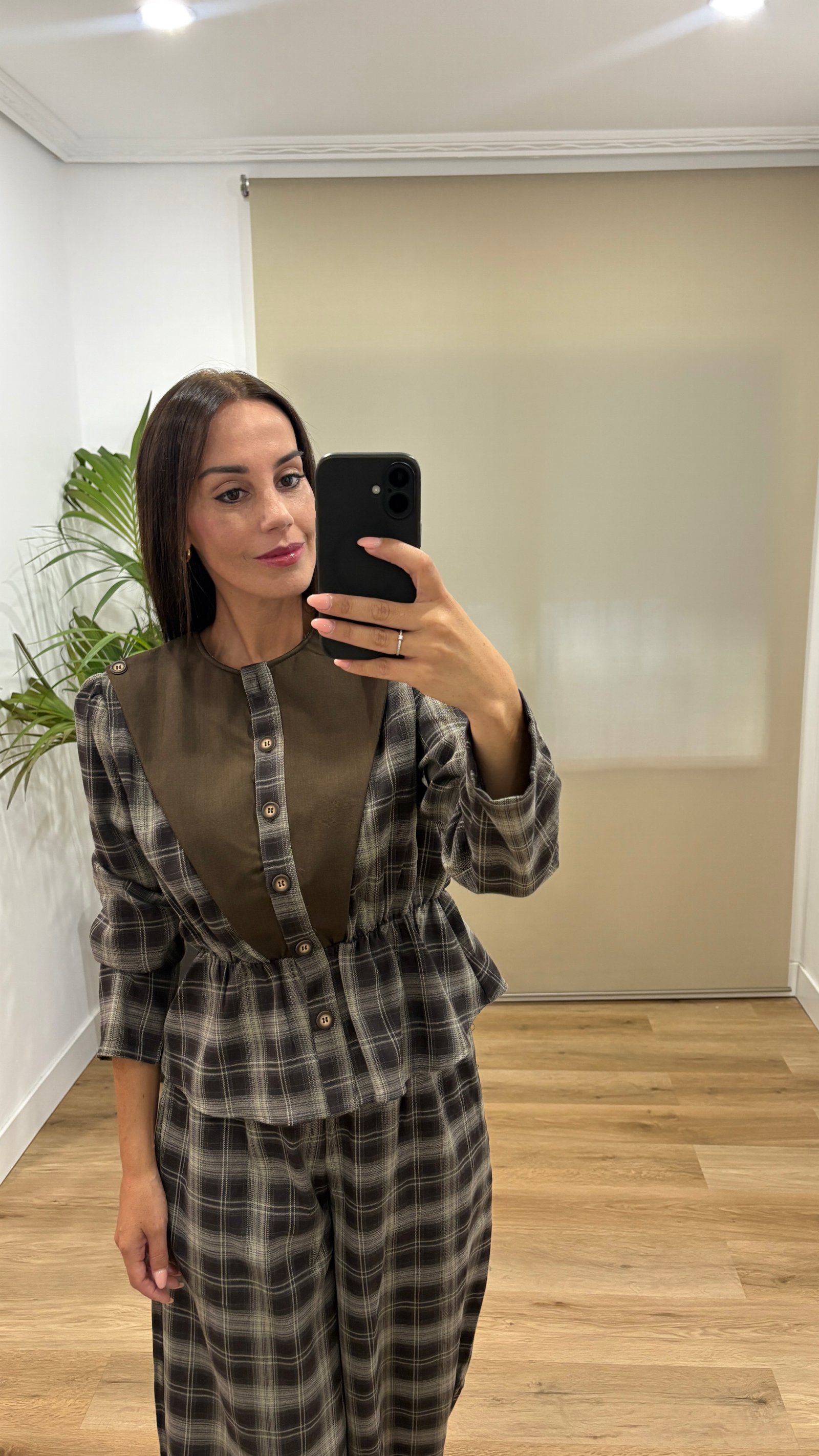 Casual | Conjunto Rosa bombacho-cuadros | Tu Estilo en Rosa
