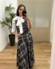 Casual | Conjunto-Carlota-cuadros-falda | Tu Estilo en Rosa