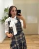 Casual | Conjunto Carlota-chaleco-cuadros | Tu Estilo en Rosa