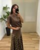 Falda Carlota-asimétrica-marron Casual | Falda Carlota-asimétrica-marron | Tu Estilo en Rosa