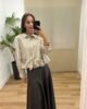 Falda Rebeca-cuero-marron Casual | Falda Rebeca-cuero-marron | Tu Estilo en Rosa