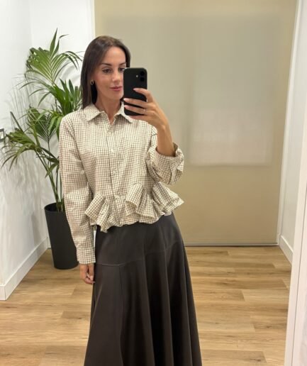 Casual | Falda Rebeca-cuero | Tu Estilo en Rosa