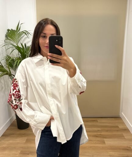 Casual | Camisa Noa-bordada-blanca | Tu Estilo en Rosa
