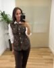 Casual | Chaleco Maria-marron | Tu Estilo en Rosa