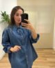 Camisa Paula-vaquera-azul Casual | Camisa Paula-vaquera-azul | Tu Estilo en Rosa