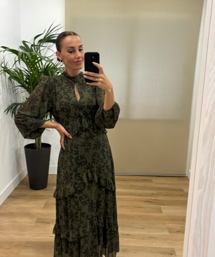 Vestidos | Vestido Luis-lateral-verde | Tu Estilo en Rosa