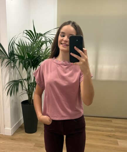 Camisetas | Camiseta Zoe - Rosa | Tu Estilo en Rosa