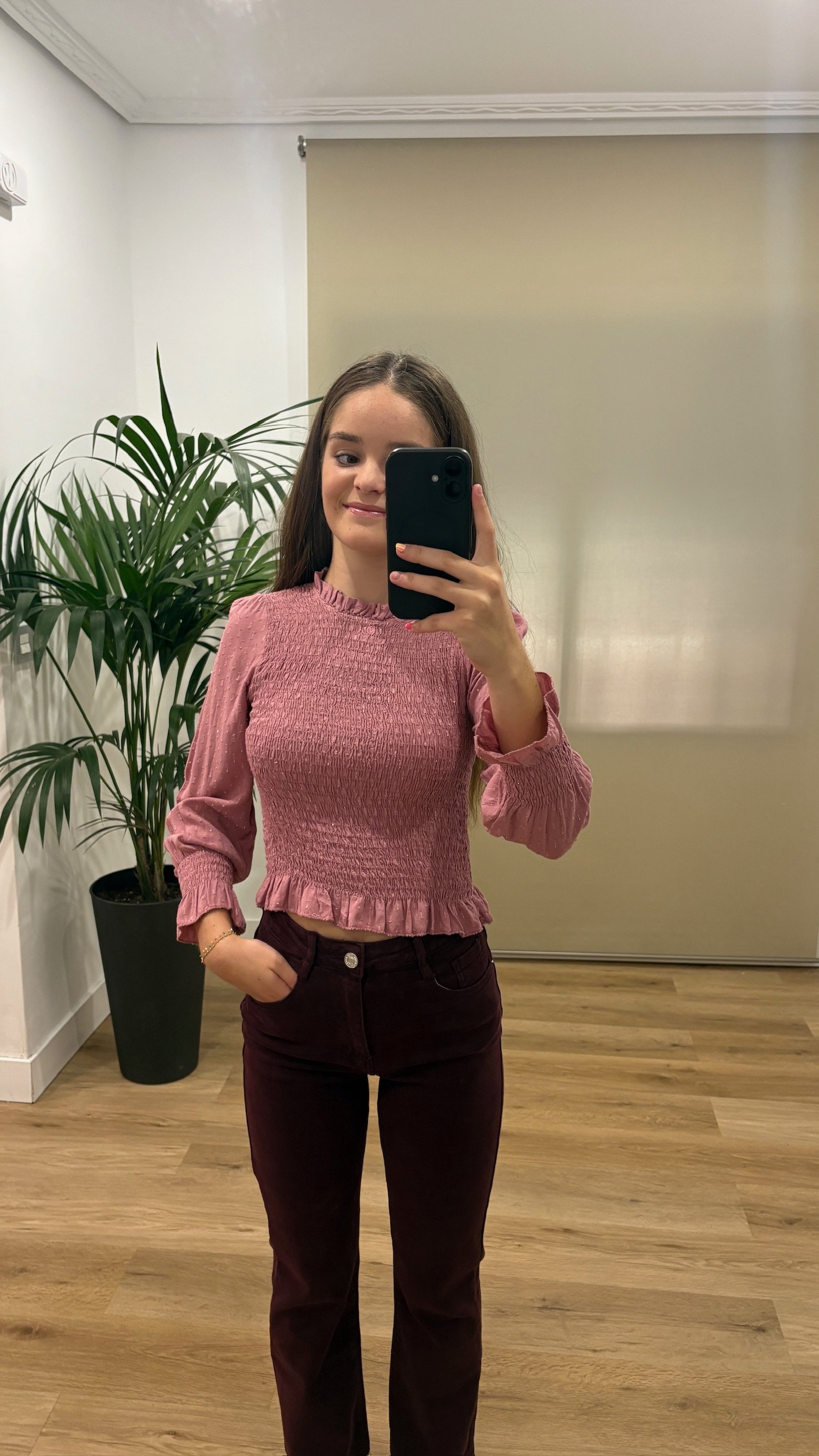 Camisetas | Camisa Estrella-frontal-rosa | Tu Estilo en Rosa